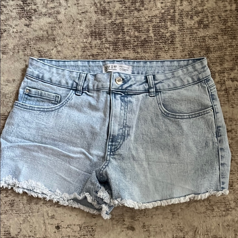 Light Blue Denim Women's Shorts
